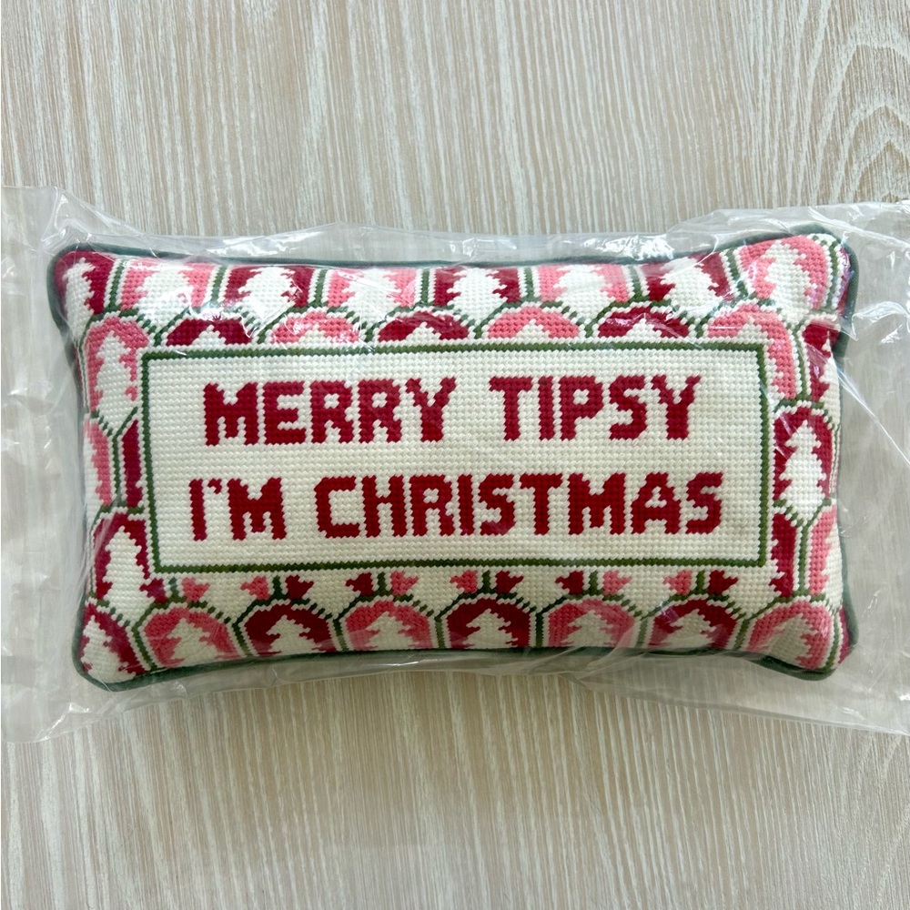Furbish Studio Needlepoint Pillow